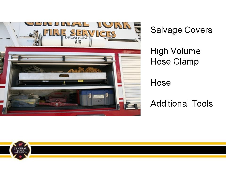 Salvage covers, hose clamp